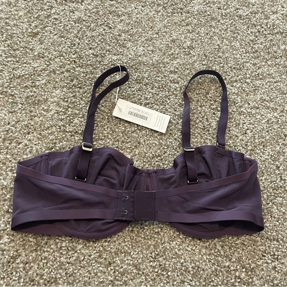 NWT CUUP The Balconette bra mesh dusk purple 36C - Picture 3 of 5